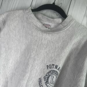 Vintage 80’s Volleyball Reverse Weave Sweatshirt Soffe Mens Size Medium USA